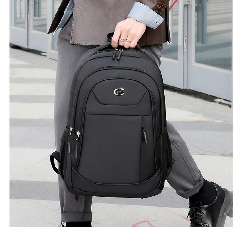 Men's Backpack Oxford Waterproof Backpack Business Computer Bag Leisure Travel Backpack High School Student