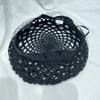 Новые роскошные женские кружевные береты для девочек, джинсовая женская плоская кепка, сетчатая модная уличная кепка, черная повседневная шляпа для женщин
