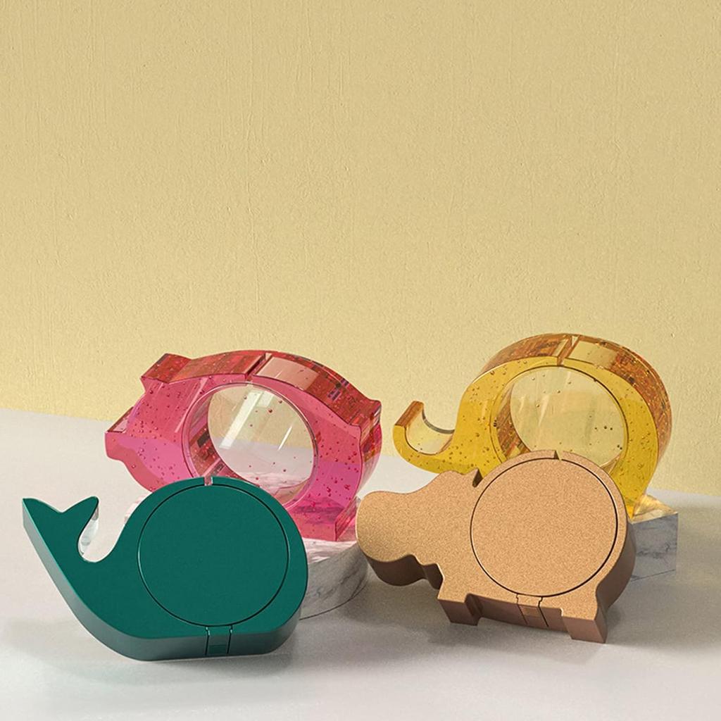 Piggy Bank Mould - Silicone Resin Mold - Storage Elephant Hippo Whale - Jewelry Box - Epoxy Mould