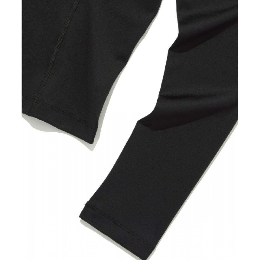 Reebok Футболка для бега на молнии до половины, черная, 100075413