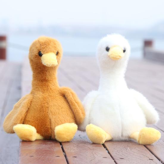 Милая плюшевая кукла-утка, мягкая игрушка-утка 15,7 дюйма, реалистичная пушистая подушка-утка для детей, мальчиков и девочек, подарки на вечеринку