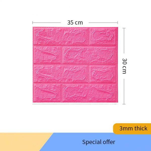 10 шт./20 шт. 3D наклейки на кирпичную стену, самоклеящиеся обои, декор, пена, водонепроницаемое настенное покрытие, обои для гостиной, сделай сам, фон