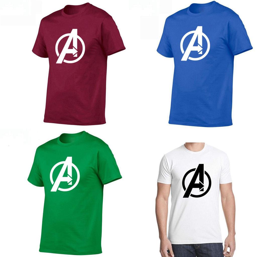 Marvel's Avengers Logo T-shirt For Men With Timeless Super Heroes Design In Multiple Colors