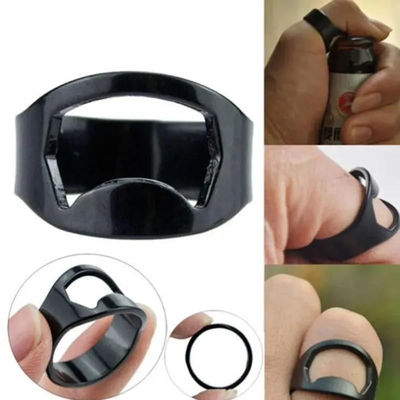 Креативный открывалка для колец из нержавеющей стали, кольцо для пивных бутылок, крутые кухонные принадлежности для вечеринок в баре, умные открывалки для крышек, разноцветные YLE044