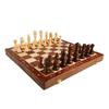 Wooden Chess Board Set 15 Inch International Chess Game Foldable Chess Board with Crafted Chess