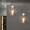 Kids Kinkiet, Kinkiet LED 220V Bedroom Night Lamp, Corridor Stairs 5W Villain Wrought Iron Lamp, White