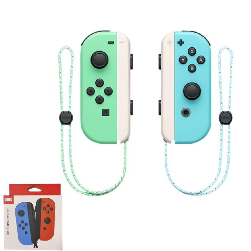 Vibrant Pink Green Joycon Controller For Switch With Type-c Compatibility