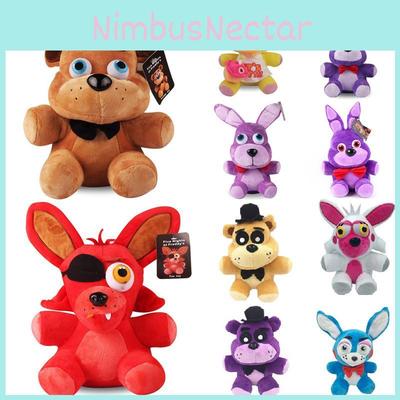 Fnaf Пять Ночей у Фредди Друзья Плюшевая Игрушка Мягкий Подарок 18/25см Желтый Коричневый Фиолетовый Синий Красный Белый