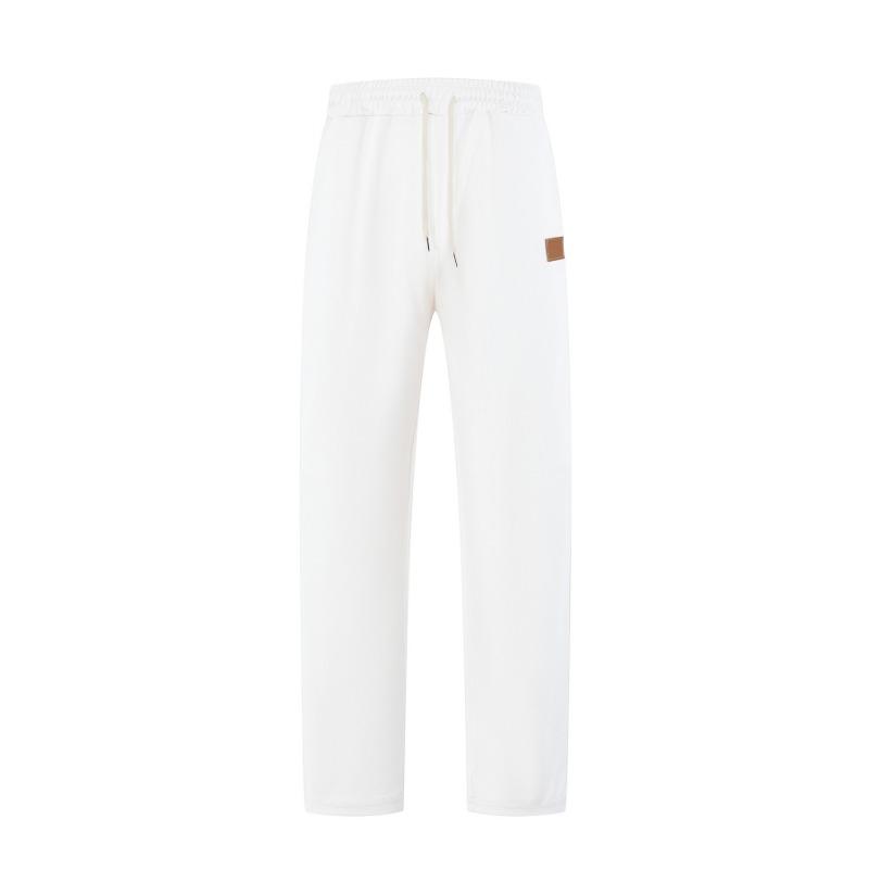 Весенняя мода прямые повседневные брюки мужские спортивные штаны на кулиске эластичная талия микро свободные нейтральный ветер спорт тренд универсальный