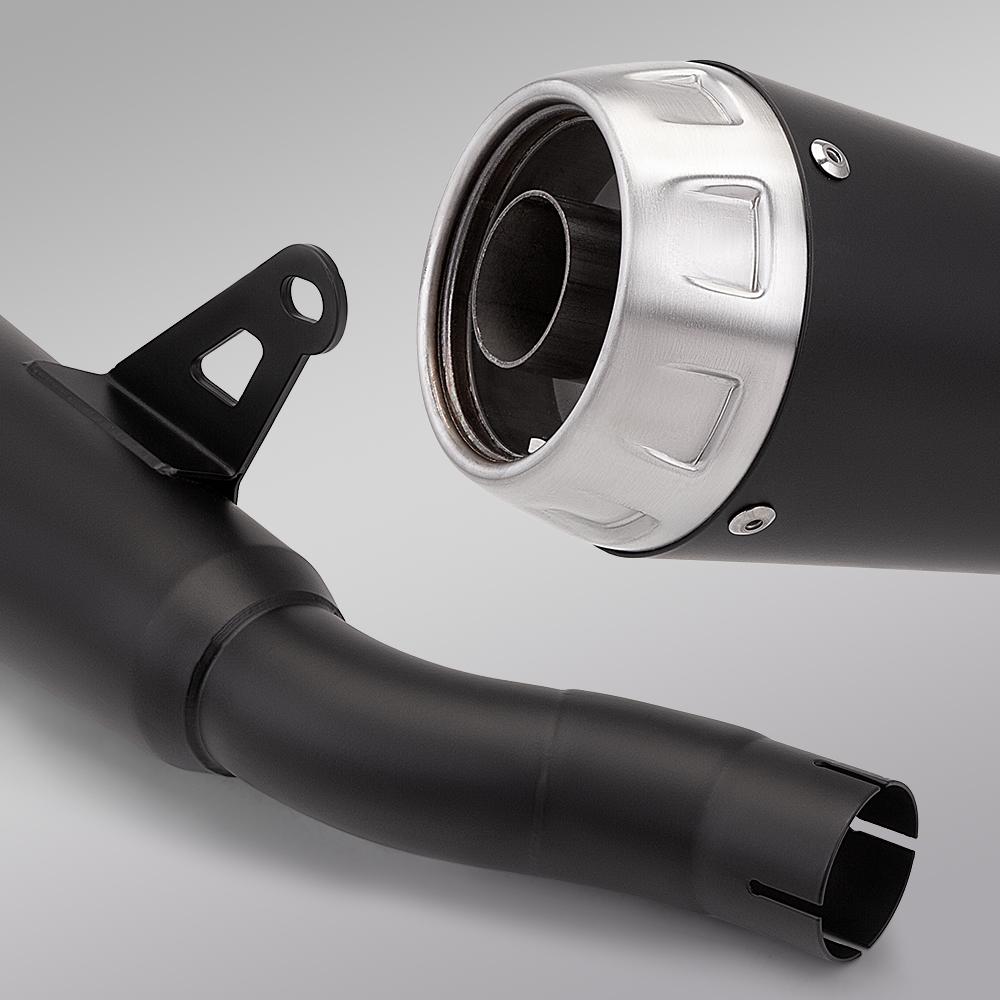 Motorcycle Exhaust Pipe Slip On For Speed Scrambler 400X 2024-2025 Mid Link Pipe Muffler scrambler 400x exhaust