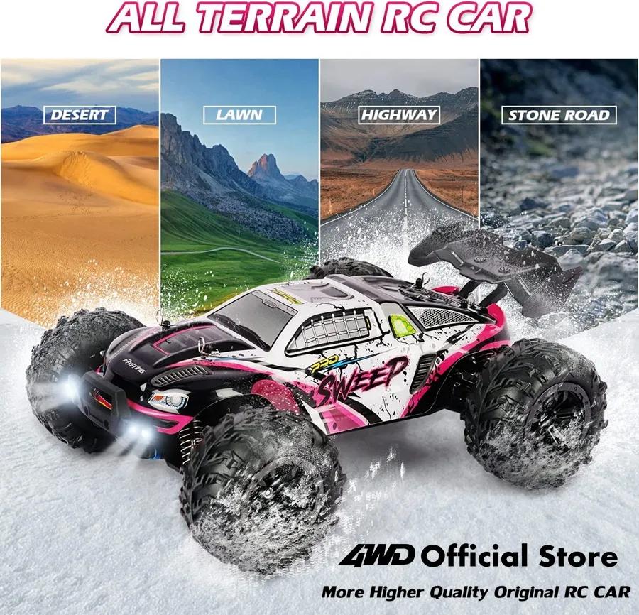 Радиоуправляемая машина 4WD Внедорожник 4x4 RC Высокоскоростной Багги Грузовик Супер Бесколлекторный 50 или 80 км/ч Быстрая Дрифт Гонки Игрушка Дети Взрослые