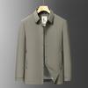 New Men's Jacket Spring and Autumn Jacket Middle-aged High-end Business Casual Jacket Dad Lapel Top