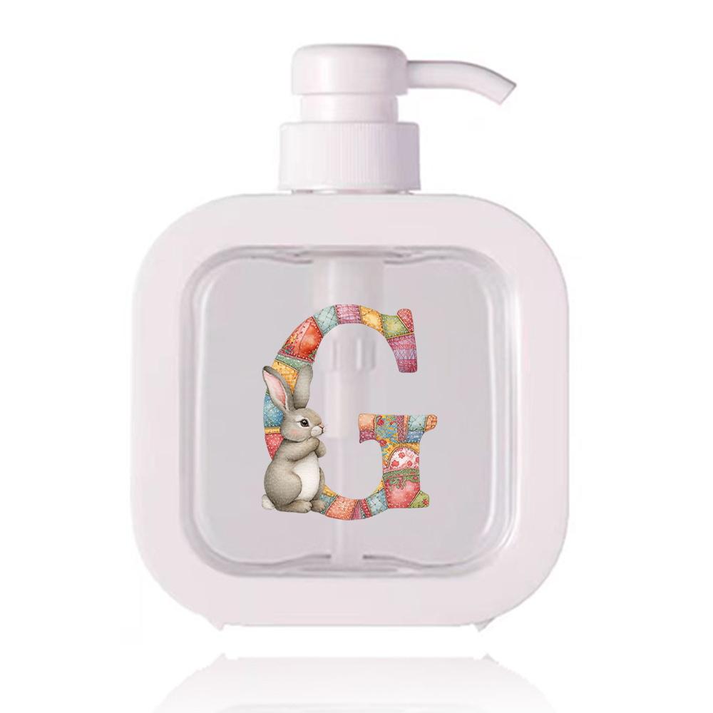 500ml Refillable Lotion Pump Bottle Empty Plastic Dispenser Leakproof Portable for Body Lotion Hand Wash Shower Gel Office Gift