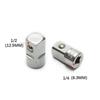 1 шт. 1/4 3/8 1/2 дюйма Адаптер-головка для торцевой головки Адаптер Переходник для торцевой головки Новый Вороток Трещотка Головка