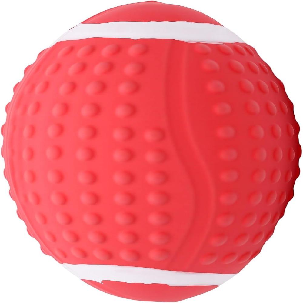 3 pcs Oval Shape Latex Dog Toy Latex Material Dog Molar Toy Dog Squeaky Ball Dog Boredom Relief