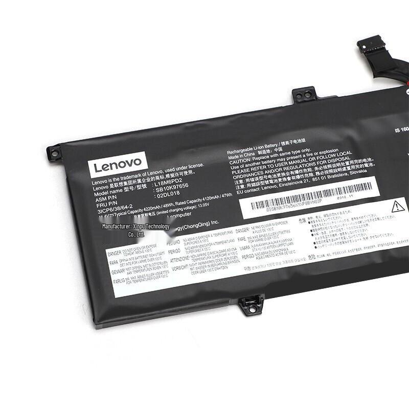 Lenovo Original Built-in Laptop Battery for X390, X395, X13 Series