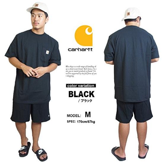 Карманная РАБОЧАЯ ФУТБОЛКА С КАРМАНОМ XL ЧЕРНАЯ [Carhartt] Футболка Футболка [K87] [Товар]