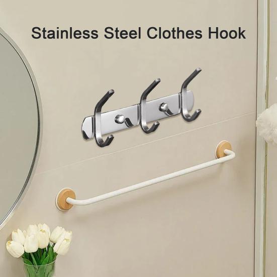 Настенные крючки для полотенец, прочные вешалки для одежды, устойчивые к ржавчине, прочные, выдерживающие большую нагрузку, легкие