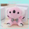 Adorable Cartoon Koala Plush Keychain Soft Pp Cotton Filler Cute Bag Charm Doll