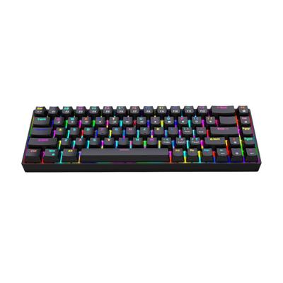 68 Клавиш Проводная Механическая Клавиатура RGB Подсветка Горячая Замена Компактный Дизайн для Игр