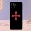 Knights Templar Coat of Arms Phone Case For Oppo A80 A60 A40 A94 A54 A98 A78 A18 A38 A58 A16 A76 A96 A17 A77 A74 A57S A15