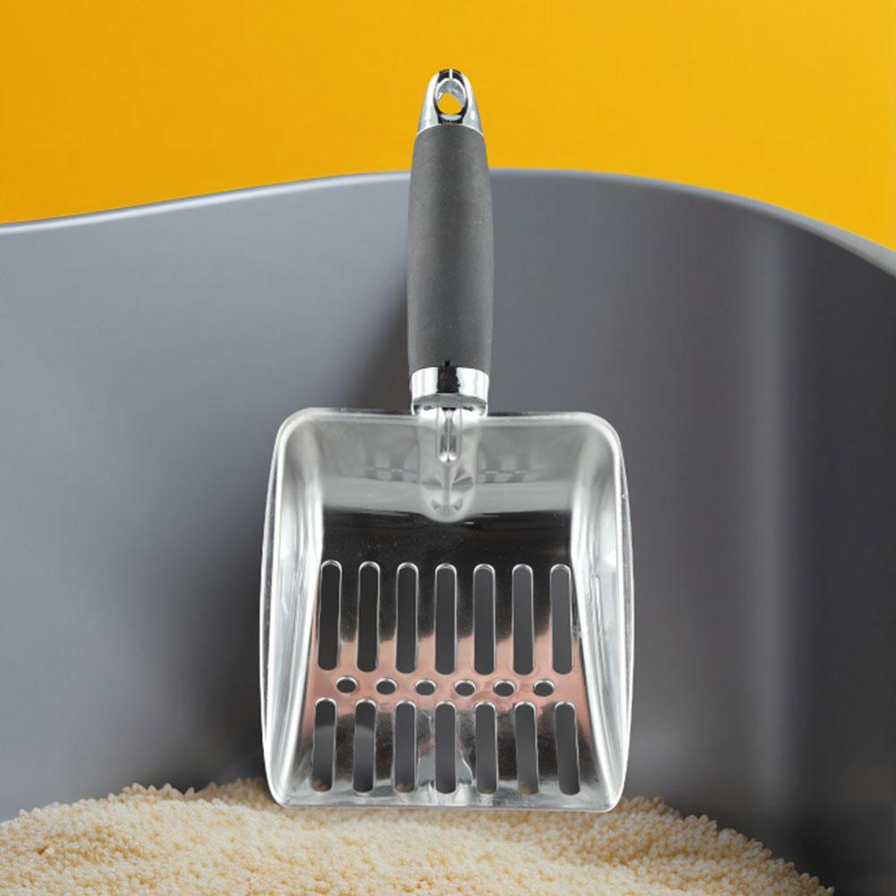 Товары для кошачьего туалета Стальной кошачий туалет Лопата для домашних животных Песок Лопата для домашних собак Инструмент для уборки домашних животных Лопата