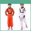 Costume Cosplay Astronaut Outfit For Kids Halloween Party Jumpsuit Performance
