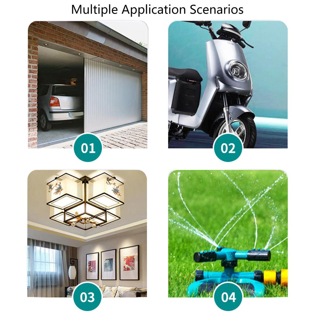 Wireless Duplicator Intelligent Learning Remote Control Keychain 4 Buttons Garage Door Opener 315MHZ/433MHZ