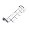 5-Hooks Clothing Coat Towel Hanger Rack Holder Shelf Over Door Home Bathroom Kitchen Hat Organizer Over The Door Hooks