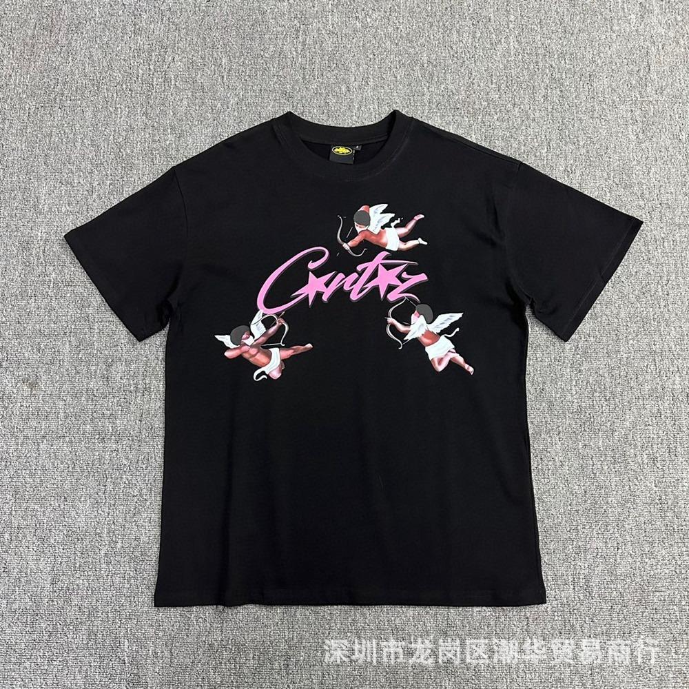 Cross-border Corteiz tide brand Alcatraz summer retro printing men's and women's trend loose casual short-sleeved T-shirt