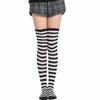 1Pair Cotton High Quanlity Cosplay Over Knee Overknee Women Stockings Thigh High Long Popular Striped Cute Sweet Girls Socks  Unique