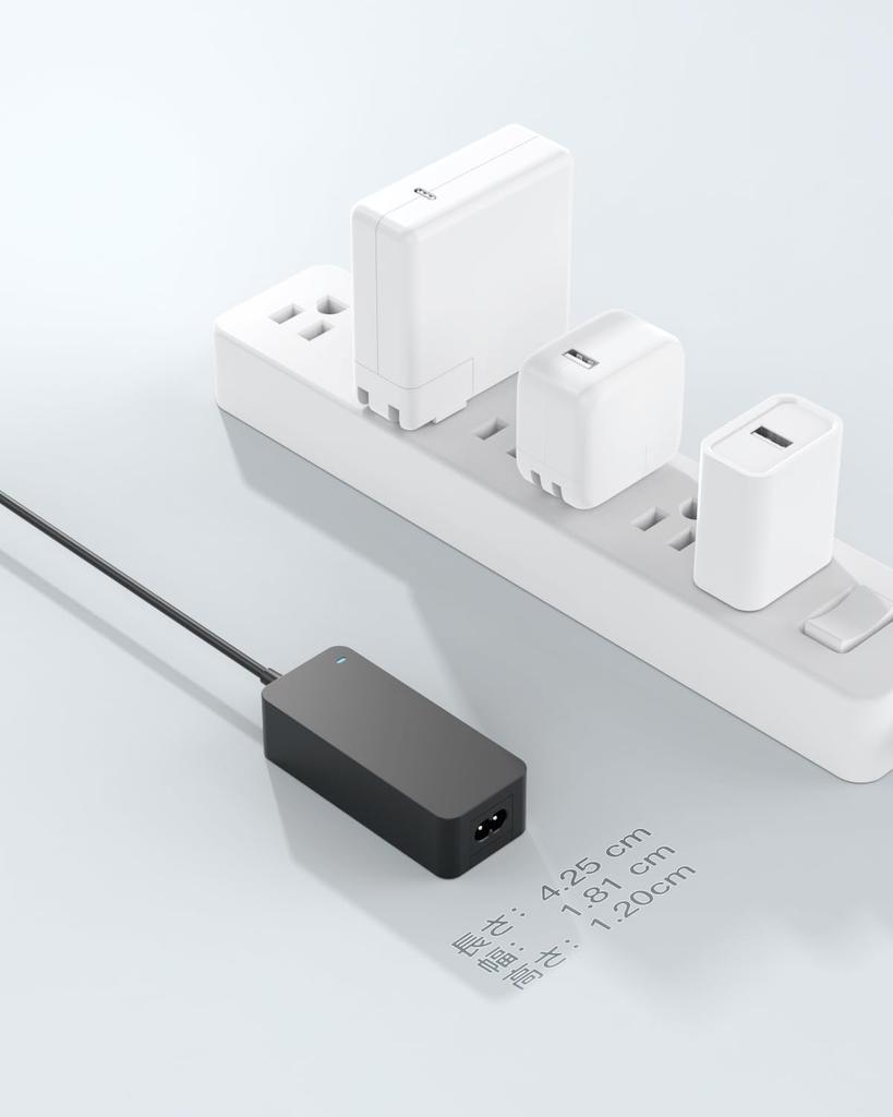 Адаптер переменного тока 19 В, совместимый с ноутбуками серий Acer Aspire 1 3 5 Swift 3 5, сменный адаптер питания постоянного тока для ПК, зарядный адаптер, кабель 3 м [Сертифицирован PSE/65 Вт]