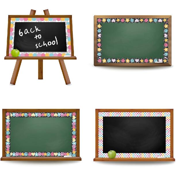 82Ft Bright Boho Bulletin Board Border Composition Smile Face Star Heart Plaid Stripe Adhesive Border Trim for Classroom Chalkboard Wall Decor