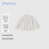 Детская хлопковая рубашка JELLYBABY с французским кружевным воротником для девочек
