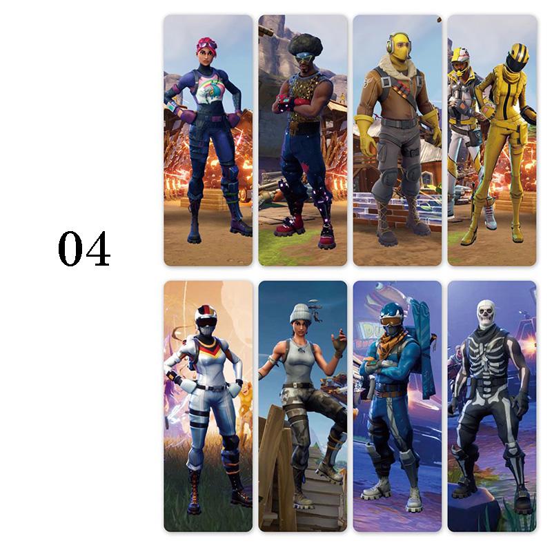 8 шт./компл. закладки Fortnite Battle Royale маркер для книг канцелярские товары подарок офисные школьные принадлежности