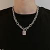 Unisex Copper Alloy Necklace Electroplated Durable Non-Fading Jewelry Sweater Chain Personalized Fashion Accessory