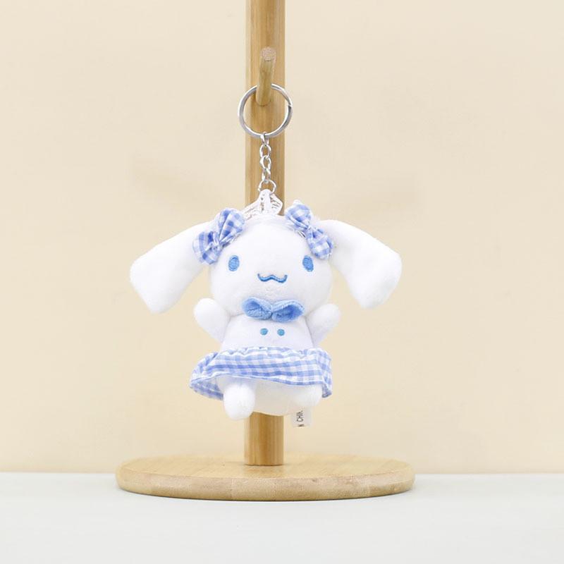 Soft Short Plush Sanrio Animal Keychain Toys Featuring Kuromi Cinnamoroll Melody And Kt