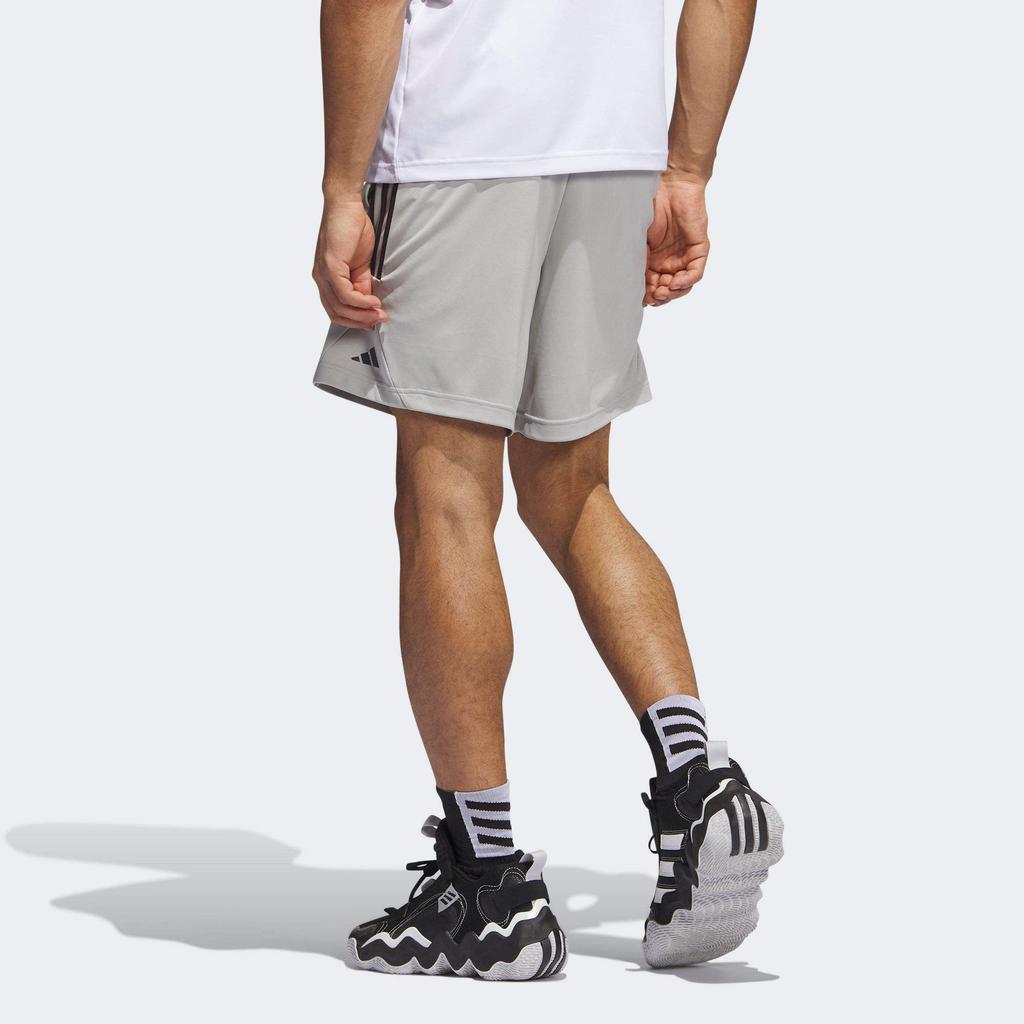 adidas Баскетбольные шорты мужские серые средние IL2304
