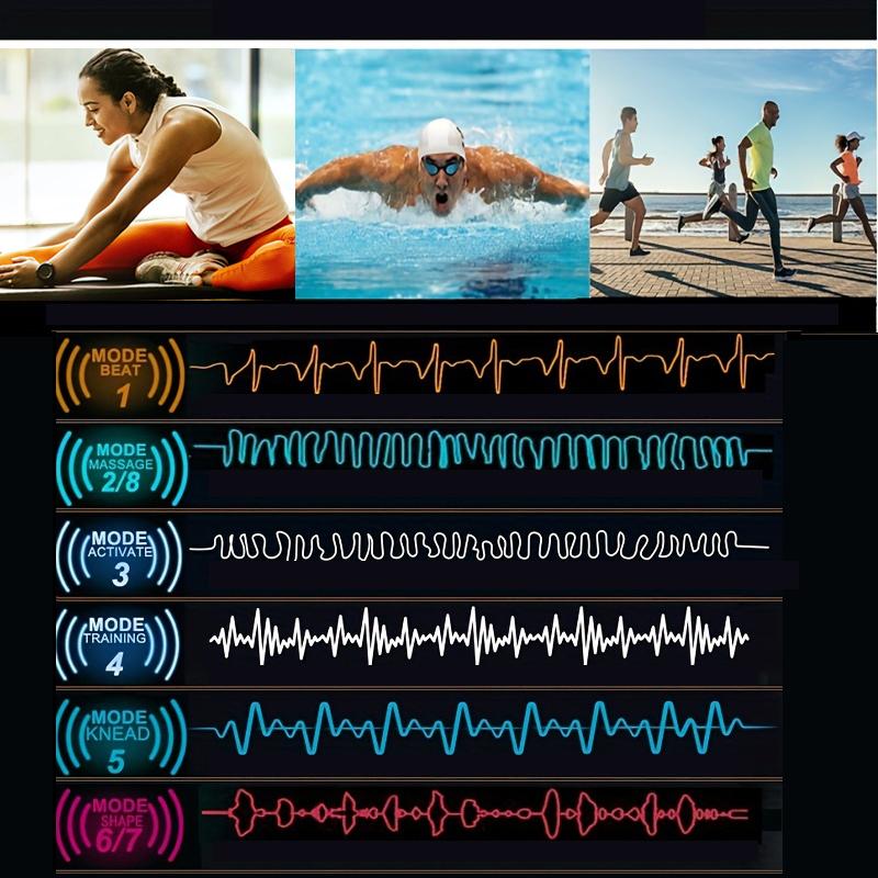 Multi Mode Hip Muscle Training Device Abdominal and Arm Exercises Shaping Patches Body Massager Set Dry Battery Powered