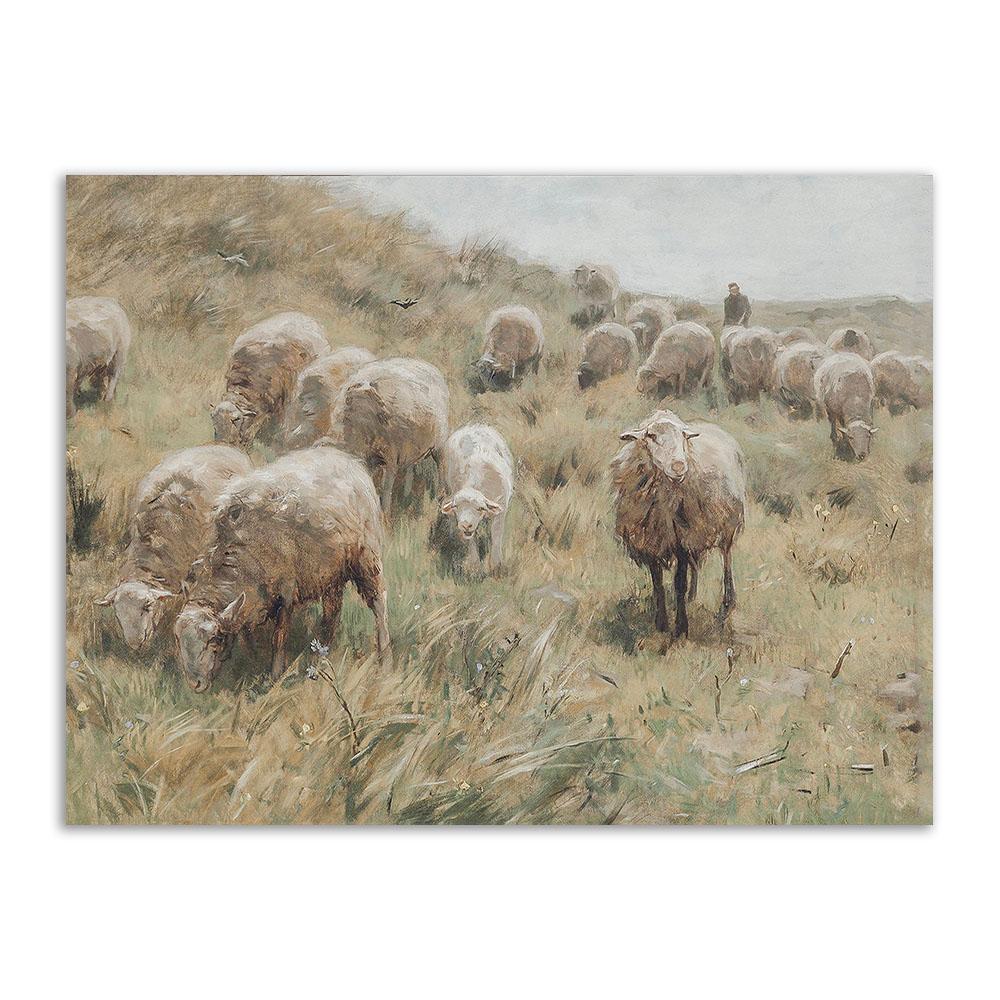 Vintage Reading Woman Portrait Wall Art Antique Retro Canvas Painting Decoration Picture For Living Room Home Wall Poster Art