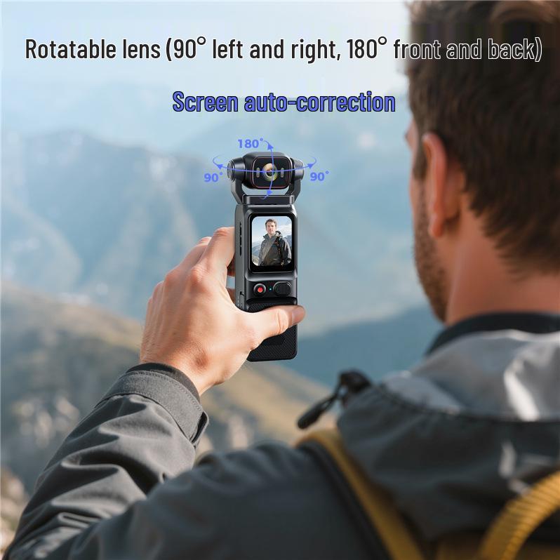 4K HD камера для видеоблогов с гиростабилизацией - Карманный экшн-рекордер для езды