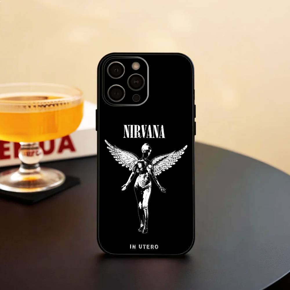 COOL BAND N-Nirvana Phone Case Silicone Soft For IPhone 17 16 15 14 13 12 11 X XR Plus Pro Max Plus