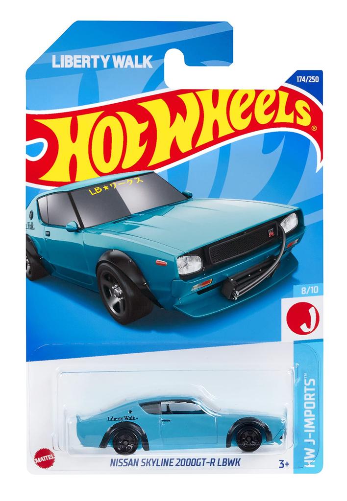 Hot Wheels Basic Car Nissan Skyline 2000 года и HHF40 GT-R [3 вверху]