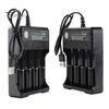 Universal Smart Rechargeable Li-ion Battery Charger for 18650 18500 16340 14500