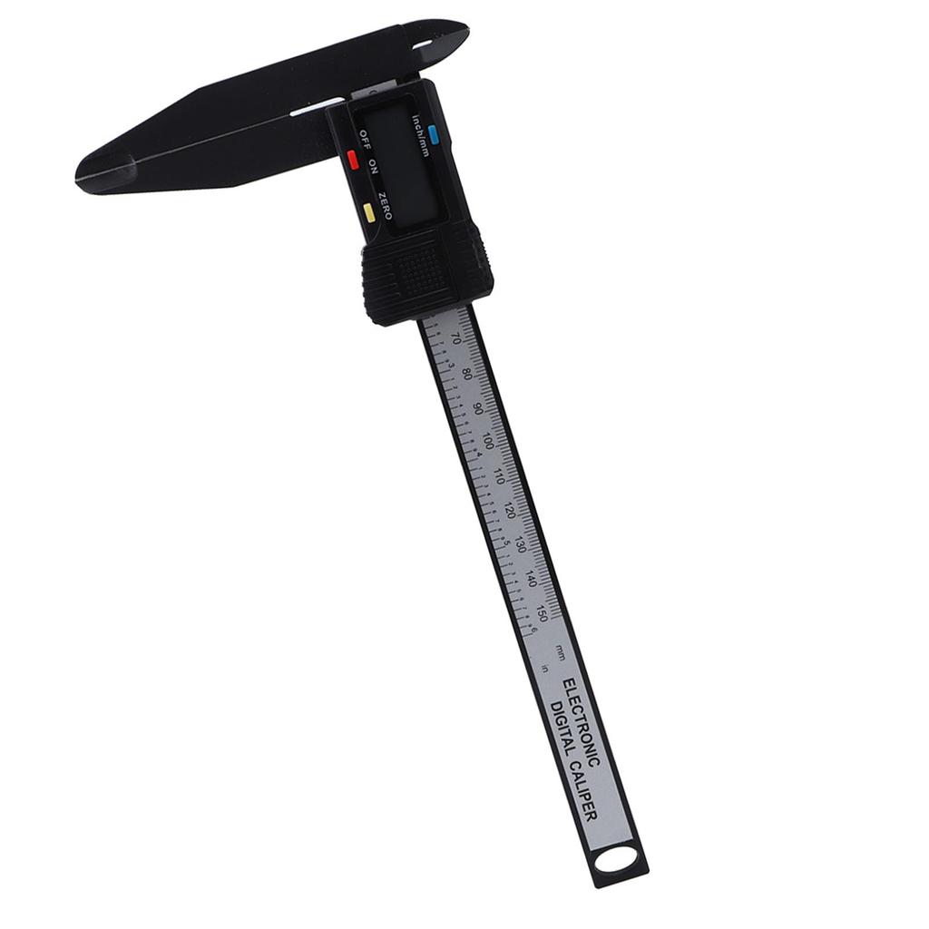 150mm/300mm Digital Caliper - Electronic Carbon Ruler with Extended Jaw for Precision Measurement Tool