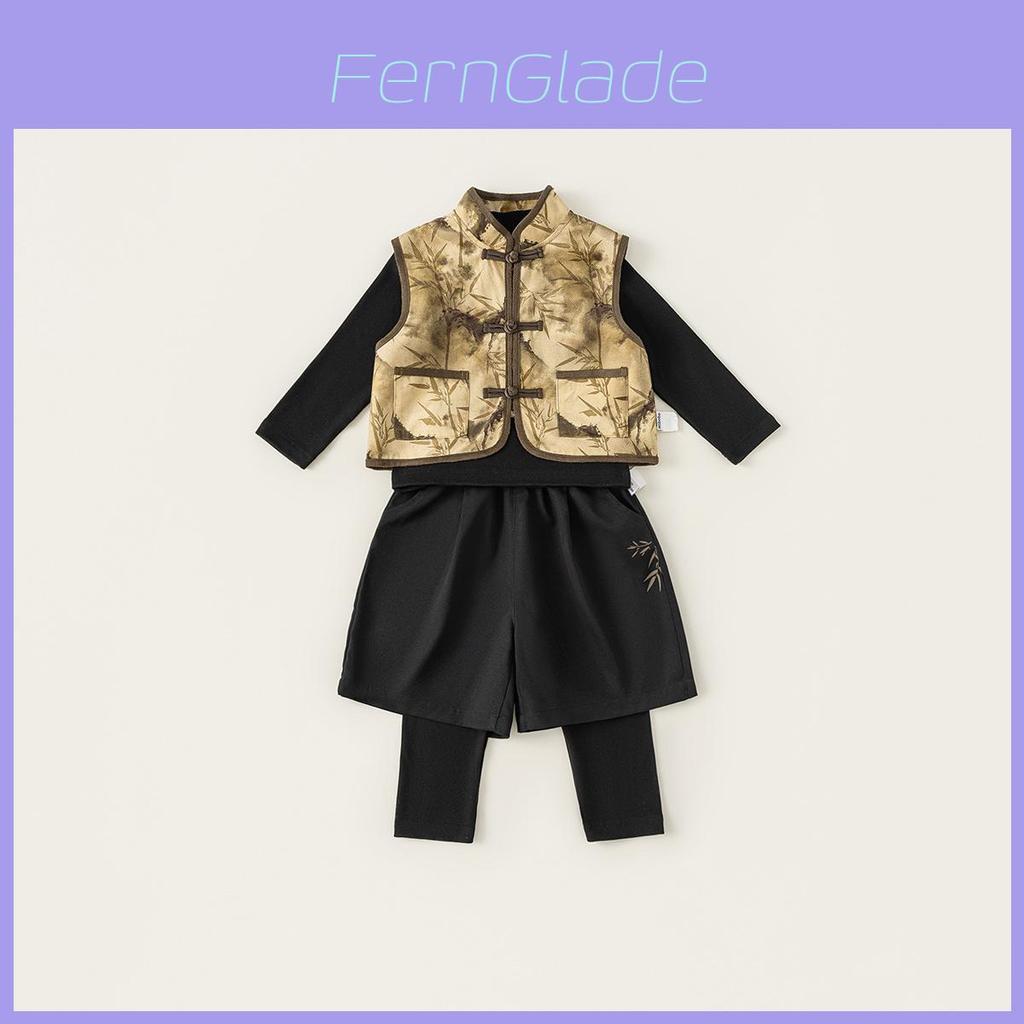 Boy Child Suit Set With Polyester Fabric For Spring And Autumn Playwear