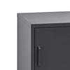 Прикроватные тумбочки Artiss Artissin Metal Locker Storage Shelf Filed Cabinet Cabinet Bedside Table Black