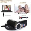 4K Full HD Video Camera Camcorder 2400 MP IR Night Vision Video Camcorder 3 Inch Touch LCD Screen 18X Zoom Camera W/ Mic