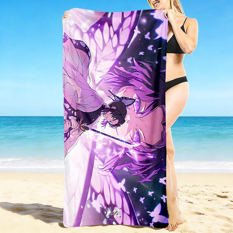 1Pc Butterfly Fantasy Warrior Beach Towel Quick Dry Multiuse For Beach Pool Gym Yoga Home Travel Christmas Halloween Xmas Gift S1214