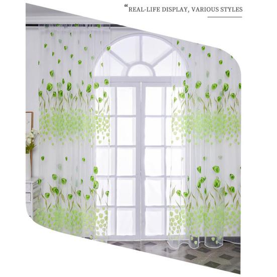 Оконный экран, анти-выцветание, многоразовый, 2 размера, изящный оконный перспективный тюль, украшение для дома